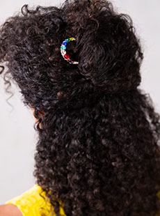 UP-3751 Julia, Large Beaded U-Pin